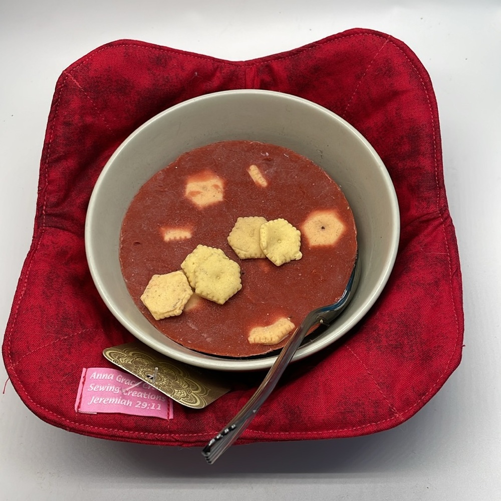 Red Bowl Cozy Rounded Corners